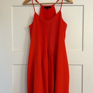 Sanctuary Red Pintuck Front Dress